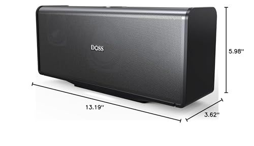 DOSS SoundBox Ultra Bluetooth Speaker with 2.1 Channel Audio, 80W Superior Sound with Deep Bass, Two DSP Technologies, 18H Playtime, BT 5.3, Wireless for Home, Office, Room - Blue - digibuy