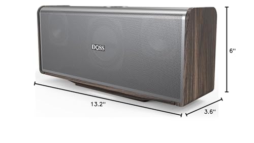 DOSS SoundBox Ultra Bluetooth Speaker with 2.1 Channel Audio, 80W Superior Sound with Deep Bass, Two DSP Technologies, 18H Playtime, BT 5.3, Wireless for Home, Office, Room - Blue - digibuy