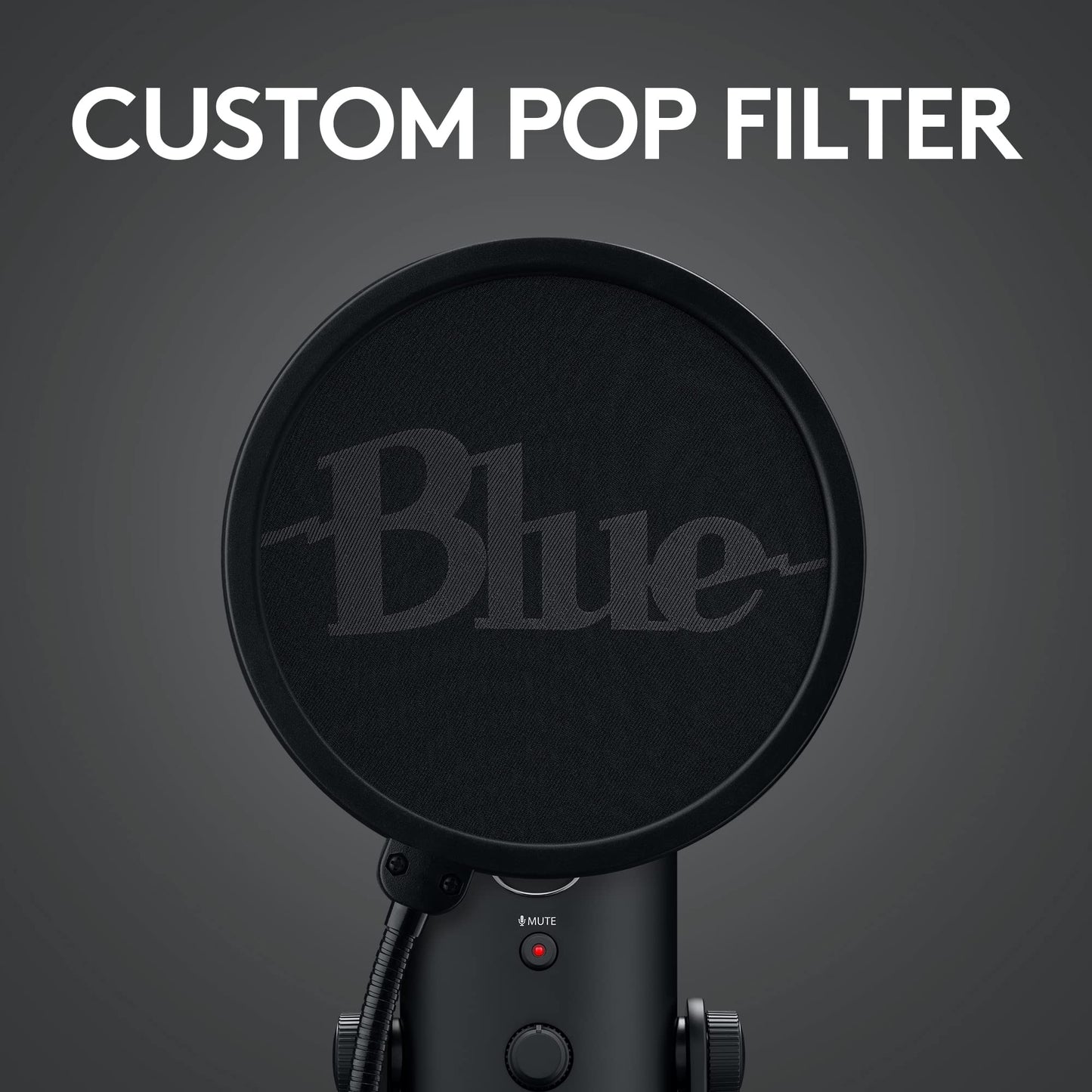 Logitech for Creators Blue Microphones Yeti USB Microphone (Blackout) - digibuy