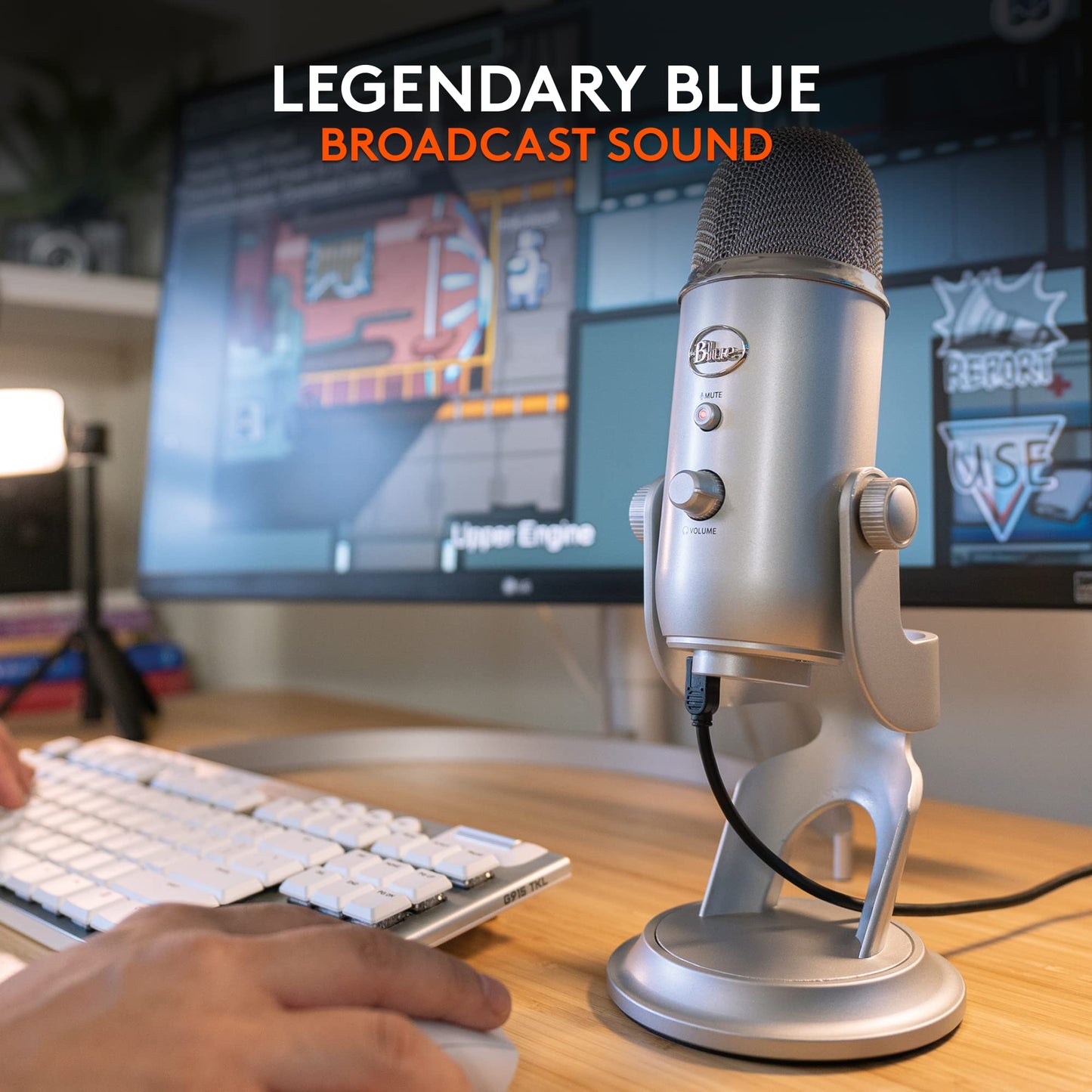 Logitech for Creators Blue Microphones Yeti USB Microphone (Blackout) - digibuy