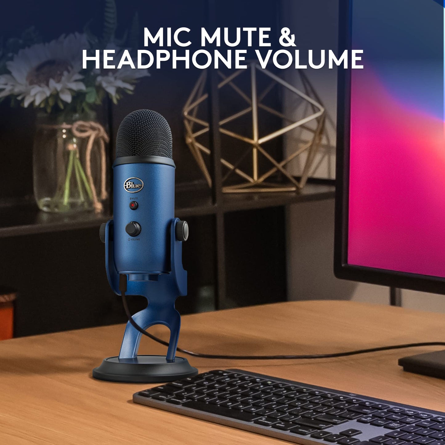 Logitech for Creators Blue Microphones Yeti USB Microphone (Blackout) - digibuy