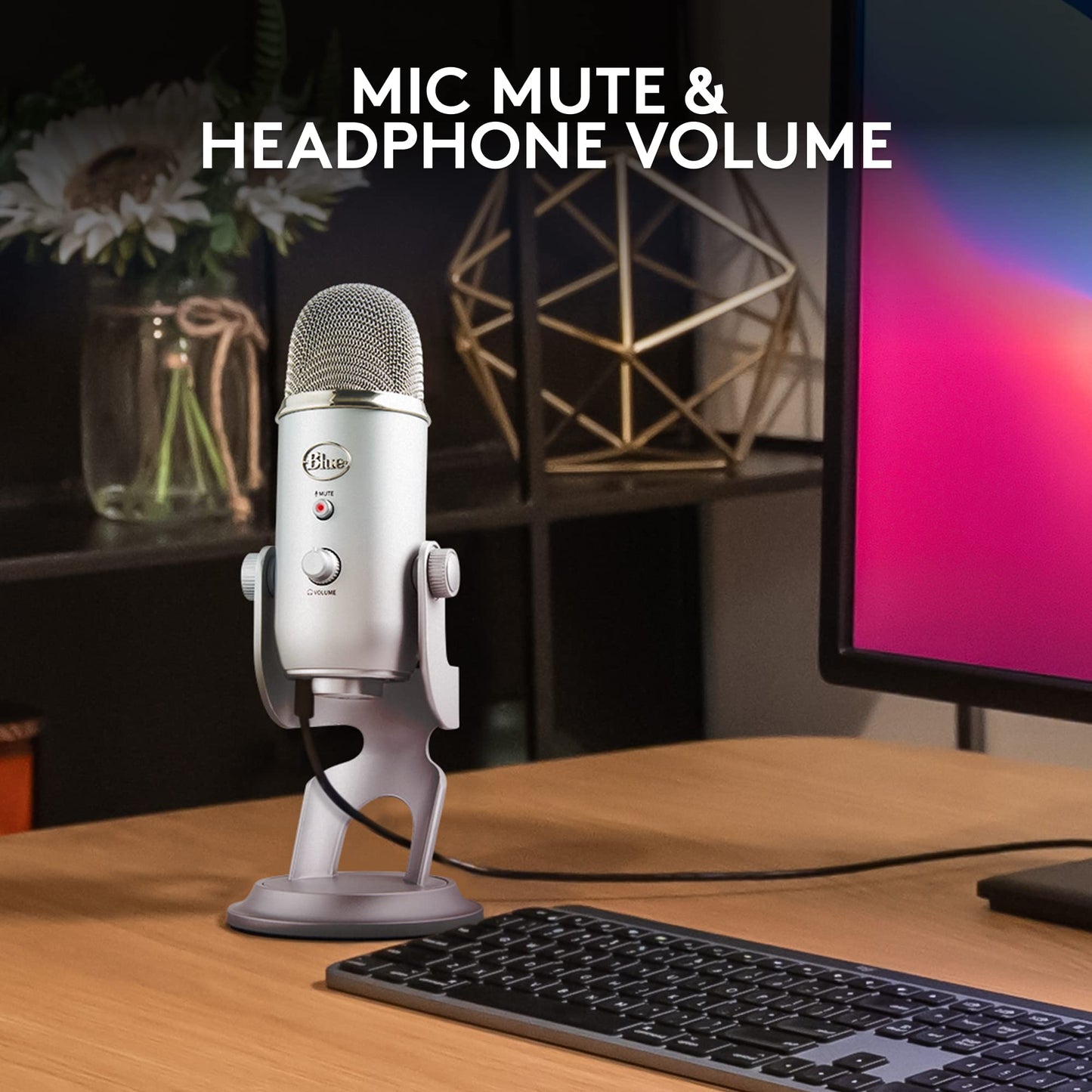 Logitech for Creators Blue Microphones Yeti USB Microphone (Blackout) - digibuy