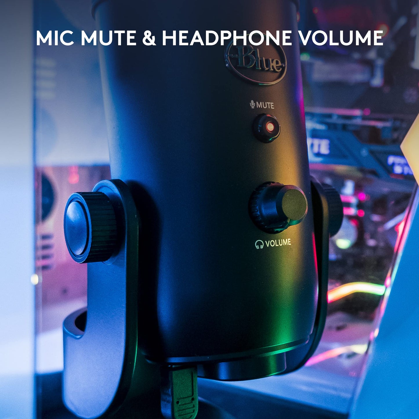 Logitech for Creators Blue Microphones Yeti USB Microphone (Blackout) - digibuy