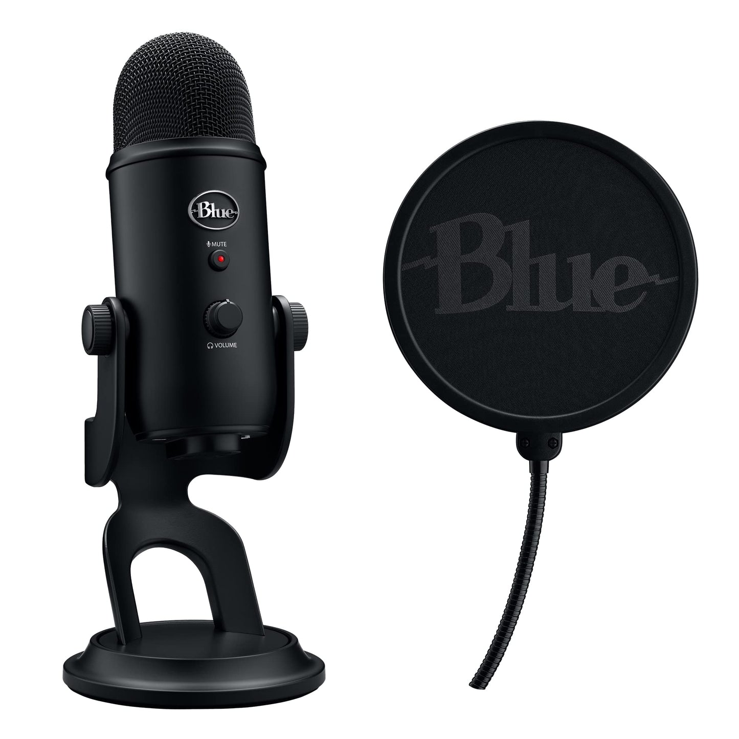 Logitech for Creators Blue Microphones Yeti USB Microphone (Blackout) - digibuy