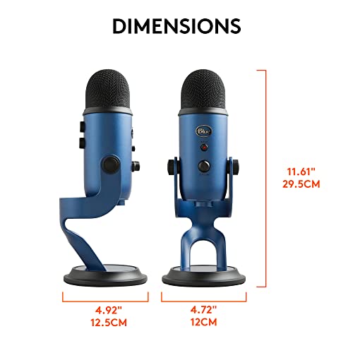Logitech for Creators Blue Microphones Yeti USB Microphone (Blackout) - digibuy