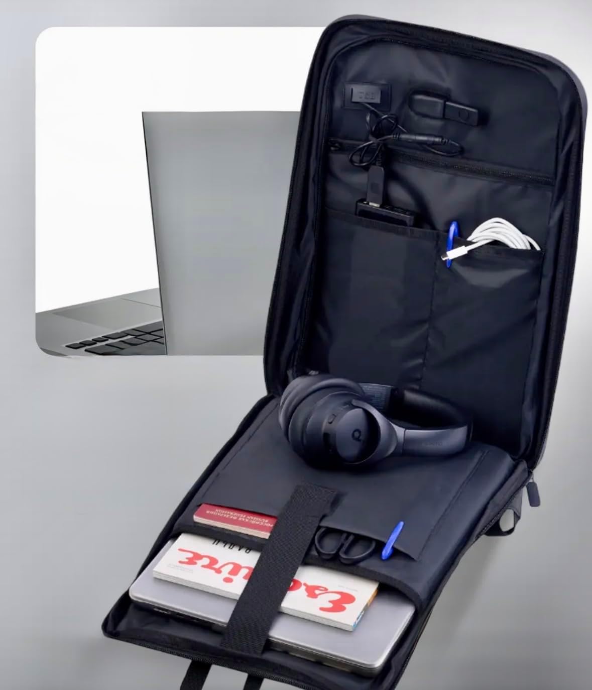 13.3 Inch LCD Backpack with Integrated Screen & Sound, LED Display Tech Backpack, Smart Digital Screen Bag with Speaker advertising for business, Portable Multimedia - digibuy