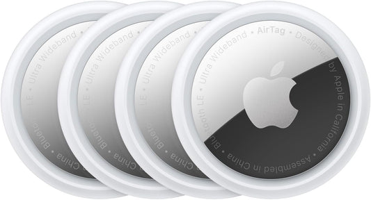 Apple AirTag 4 Pack. Keep Track of and find Your Keys, Wallet, Luggage, Backpack, and More. Simple one - tap Set up with iPhone or iPad - digibuy