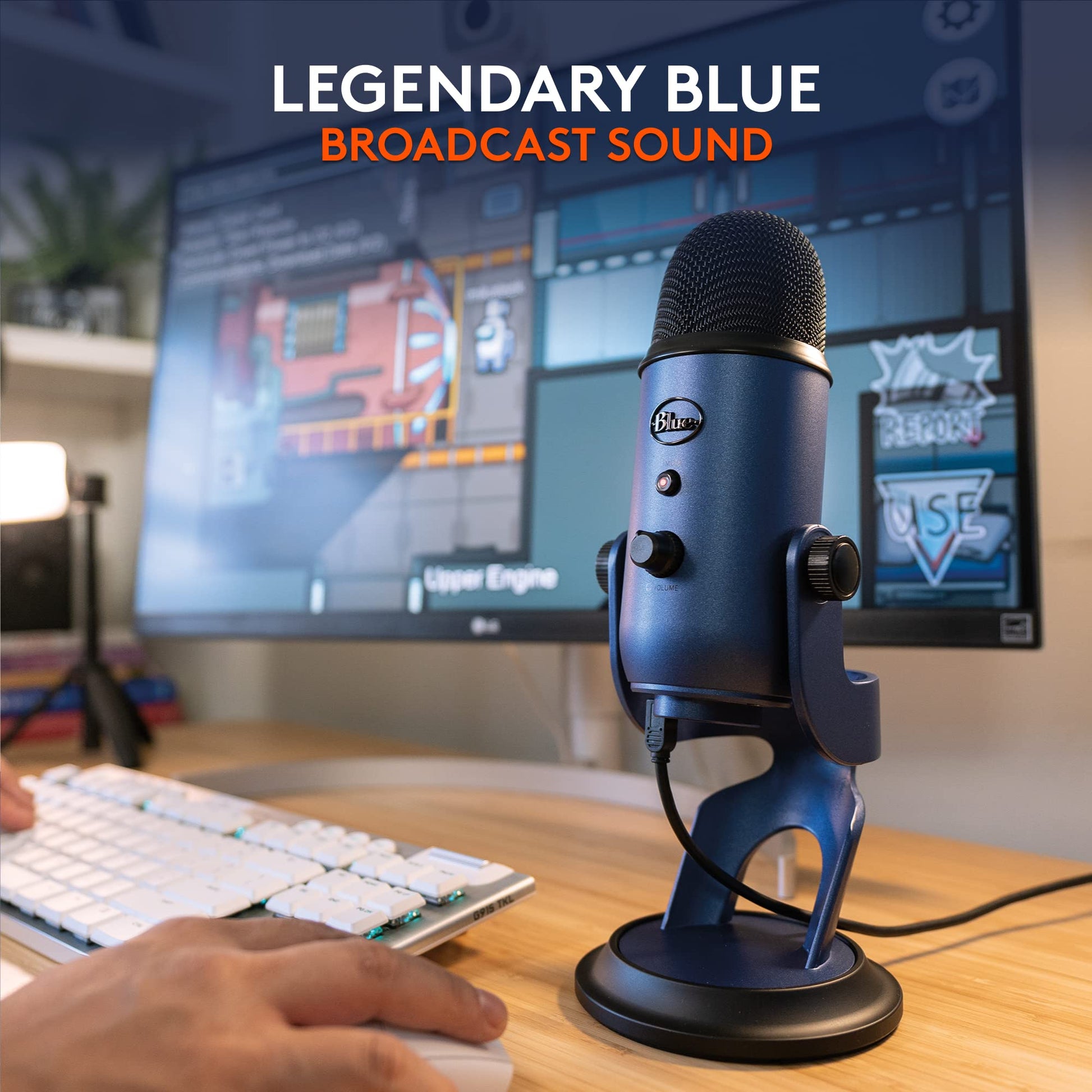 Logitech for Creators Blue Microphones Yeti USB Microphone (Blackout) - digibuy