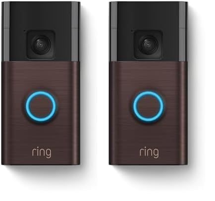 Ring Battery Doorbell | Home or business security with Head - to - Toe Video, Live View with Two - Way Talk, and Motion Detection & Alerts (newest model), Venetian Bronze - digibuy